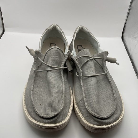 Hey Dude Shoes - Hey Duda Wendy Gray Sneakers Size 8